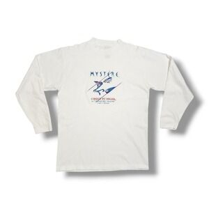 Vintage Mystere Cirque Du Soleil Treasure Island Long Sleeve White T-Shirt L